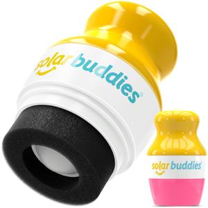 Solar Buddies Sunscreen Applicator - Single Pink - Refillable Roll on Sponge Sunscreen, Suncream & Lotion Applicator For Kids, Adults & Families - Holds 3.4fl oz, Perfect Size for Travel Solar Buddies Sunscreen Applicator - Single Pink - Refillable Roll on Sponge Sunscreen, Suncream & Lotion Applicator For Kids, Adults & Families - Holds 3.4fl oz, Perfect Size for Travel