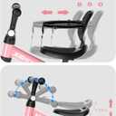 XJD Toddler Bike, 6 in 1 Folding Toddler Tricycle for 1-4 Year Old with Parental Control Handle, Balance Bike with Removable Pedal, Backrest, Adjustable Seat, First Christmas Birthday Gifts (Pink)