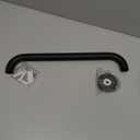 16 Inch Anti Slip Shower Grab Bar Oil Rubbed Black, Munzong Bathroom Grab Bar, Knurled Bathroom Balance Bar,Safety Hand Rail Support Handicap Elderly Injury Senior Assist Bath Handle