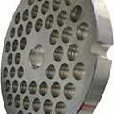 For Hobart, LEM, Cabelas, Weston and FGA Food Chopper, MTN Meat Grinders of #12 Stainless Steel Meat Grinder Plate Discs BladesCutting Disks Heavy Duty. (6/25 Hole Plate)