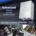 50 Amp Automatic Transfer Switch for RV Speedboats Camping Van, 120/240 VAC 50Amp Dual Protection