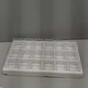 ZEAYEA Set of 18 Small Square Glass Vase, 2.4" x 2.4" Clear Cube Vase for Wedding Centerpieces Home Party Decoration, Square Glass Votive Candle Holder