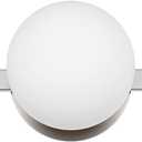 Bathroom Vanity Light Fixtures, Modern 3 Lights Globe Wall Sconce Lighting Brushed Nickel, Porch Wall Mount Light Fixture for Bathroom, Mirror Cabinets Hallway Stairs