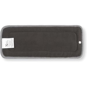 Nora's Nursery 10 Pack Charcoal & Microfiber Inserts with Snap - 5 Layers - Reusable and Absorbent - 13" x 5" Perfect for Any Diaper