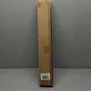 Decopolitan 5/8" Cap Curtain Rod Set, 28 to 48 Inches, Black