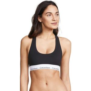Calvin Klein Women's Modern Cotton Unlined Wireless Bralette (Black, S)