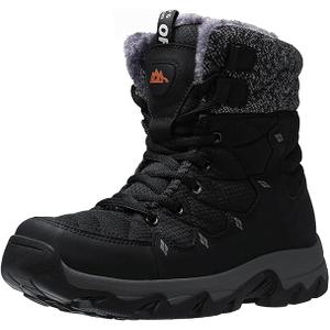 Men's Winter Snow Boots Water Resistant Non Slip Warm Outdoor Lightweight Comfortable Durable 7.1 IN Height Hiking Shoes | 10