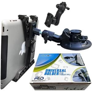 Randconcept 3-in-1 Heavy Duty Dashboard Tablet Holder for Car, Windshield Suction Cup Car Mount & Air Vent Mount for Truck Car for iPad Pro, iPad mini, Galaxy Tab for All iPad 6"- 12.9" Tablets
