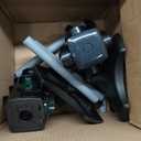 Hiboom 2 Pieces Traffic Light Toy 2 in 1 Simulation Safety Traffic Indicator Crosswalk Signal with Lights and Sounds for Birthday Educational Toy Gift 4 Sides, 28.4 Inch Height