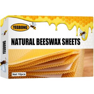 Wax Foundation Sheets for, 10Pcs, 13x9cm