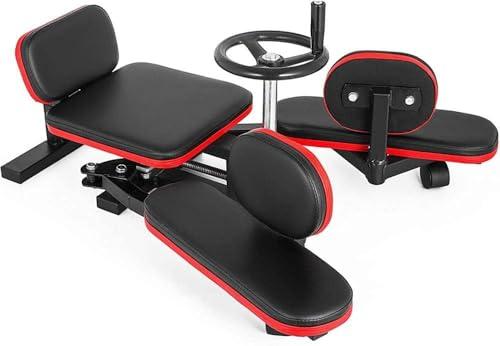 NArra Leg Stretcher Machine, Adjustable Leg Stretch Training Machine, 330lbs Heavy Duty Leg Extension Machines for Home Yoga Gym Fitness to Train Leg Flexibility, Black