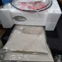 OYEARS 23" Table Lamps for Living Room Set of 2 Bedside Lamps for Night Stands Bedroom Lamps Farmhouse Rattan Boho Lamp Glass Nightlight End Table Lamp with USB C+A (Black),Two Light Points