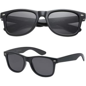 PolarSpex Toddler Sunglasses UV Protection Unbreakable Kids Polarized Sunglasses with Case for Boys & Girls age 2-8