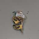 CIEMGNZOC 4PCS No Drill Curtain Rod Brackets, Gold Plastic, Self-Adhesive & Screw Mount, Holds Up To 20 Pounds, Suitable For Rods Up To 1.57 Inch Diameter