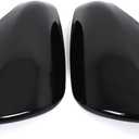 Car Rearview Mirror Cover compatible with Subaru Outback 2021-2025ABS Exterior Door Side Rearview Mirror protective Cover Cap Decorative Accessories (Piano Black)