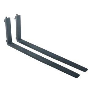 Vestil F4-1.75-48-CPL Forged Steel Forks with Carriage Pin 48 in. x 1-3/4 in. 5,000 Lb. Capacity Black