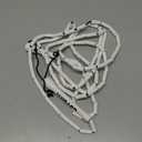 Sportbit Elite Beaded Jump Rope  Adjustable for Kids & Adults, Durable Fitness Skipping Rope for Cardio, Gym, Home & Outdoor Workouts (White)