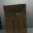 feilario Super Large Aluminum Frame Checked Luggage, Removable Wheels, 30in
