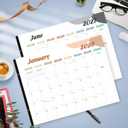 Desk Calendar 2025-2026, Desk Calendar Large 22x17, 18 Months Desk Top Calendar, From July 2025 to December 2026 with To Do & Notes, Holiday & Julian Date for Home, School & Office