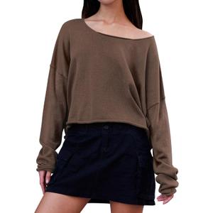 Ugerlov Women's Lightweight Cashmere Fall Sweater Long Sleeve Crewneck Knit Pullover Tops Casual Outfit Fashion 2024 (White, XL) Ugerlov Women's Lightweight Cashmere Fall Sweater Long Sleeve Crewneck Knit Pullover Tops Casual Outfit Fashion 2024 (White, XL)