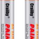 Yellow Paint Markers, 2 Pack Oil-Based Waterproof Quick Dry Permanent Paint Pen Set for Rocks Painting, Wood, Fabric, Plastic, Canvas, Glass, Mugs, Metal, Tire, Stone, DIY Craft