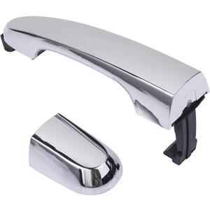 Exterior Rear Right Passenger Door Handle w/Cover Cap for Kia Sorento 2011 2012 2013 2014 2015, Replaces OE 826512P010 836622P010