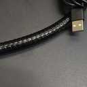 10X Rectangular Magnifying Glass with Light and Stand, 24" Flexible Gooseneck Floor Lamp, 3-in-1 LED 5 Color Modes, Brightness Stepless Dimmable Lighted Magnifier Hands Free for Craft, Hobby, Reading (Black)