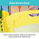 Toddleroo by North States - Superyard Colorplay 2-Panel Door Extension: 65.5 Inch Play Yard Extension with Door - Works with Superyard Playpens - Colorplay