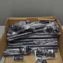 Room Divider for Room Separation,4-10ft(H) 28-140inch(W) Adjustable Temporary Privacy Wall Divider, Tension Curtain Rods No Drilling, Heavy Duty Partition Space Separator Freestanding,Black