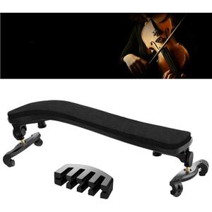SUEWIO Violin Shoulder Rest for 1/2 Size, Adjustable Violin Shoulder Rest for Kids Beginners with Comfortable Foam Pad & Height Adjustable Feet