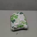 Elastic Edged Waterproof Table Cover Tablecloths Kitchen Decor, Fits for Round Tables - Clover, St Patricks Day Pattern Fit for Diameter 58.2"-62.1" Table