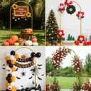 7.2 FT Wedding Arch Backdrop Stand, Gold Metal Arch Backdrop Stand for Wedding Party Ceremony Birthday Bridal Baby Shower Photo Booth Garden Floral Balloon Arches Decoration