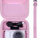 XANAD Hard Case for Sony a6400/a6700/a6100/a6000/ZV-E10/ZVE10 II/RX100 VII or Fujifilm X100VI / X100V Digital Camera (Pink)