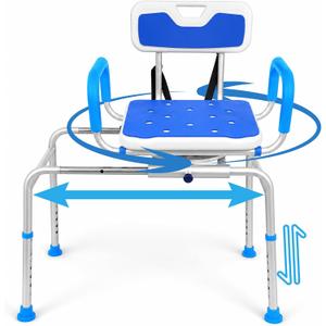 Sliding Shower Chair Tub Transfer Bench