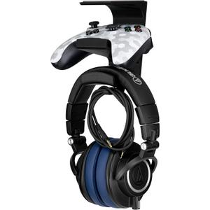 BRAINWAVZ The VULCAN - Under Desk Gamepad Controller & Headphone Hanger Holder Stand - Designed for XBOX ONE, PS4, PS3, PS5, Dualshock, Switch, PC, Steelseries, Steam & More