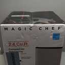 Magic Chef 2.4 cu. ft. Mini Fridge in Stainless Steel Freezerless