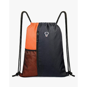 Port Authority Colorblock Cinch Pack Black/Orange 10 pack