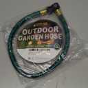 Garden Hose No Leaking for Watering: No Kink and Lightweight - 1/2" Water Hoses 2 FT with Fittings for Outdoor and Yard (Green)