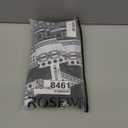 ROSEWE Modest Tankini Swimsuits for Women, Two Piece Athletic Womens Bathing Suits Blouson Tank Tops with Board Shorts (Large, Black Printed)