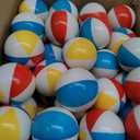 60 Pcs Beach Stress Balls Bulk 2.5" Mini Relief Stress Ball Pu Foam Squeezy Balls Summer Swimming Pool Game Toy Rainbow Beach Ball for Hawaiian Beach Birthday Party Favor School Carnival Reward