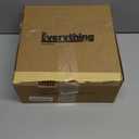 Anyday 8 Cup Glass Microwave Pasta Cooker - BPA Free & Plastic Free Microwave Spaghetti Cooker - Meal Prep & Glass Cookware | Stackable Airtight Nontoxic Storage Container with Vented Lid (Clear - Black Sesame)