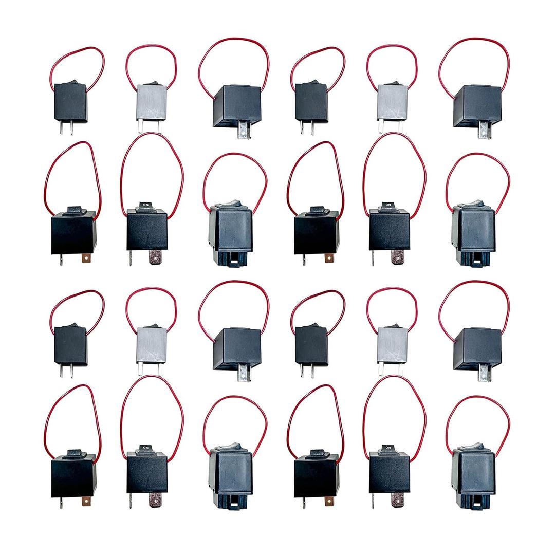 9038A Pack of 24 Relay Bypass Switch Kit and Diagnostic Scan Switch Kit with Amp Loop