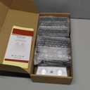 Solar Fence Lights Outdoor, 10 Pack Warm/Neutual/Cool White Fence Lights Solar Powered with 2 LED, IP65 Waterproof, Deck Lighting for Backyard, Patio, Wall, Railing, Pool, Stair