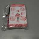 mdgfge Valentine's Day Paper Bags Heart Love Candy Paper Bags Party Favor with Tag Sticker Decals Red Black Candy Treat Present Wrapping Bags for Wedding Party Decor Supplies (12Pcs)