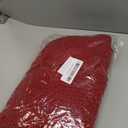 Red Christmas Tree Skirt, 36 Inch Knitted Tree Skirt for 3-6 Ft Christmas Tree Luxury Knitted Thick Rustic Tree Skirt Xmas Decoration, Christmas Tree Skirt Decor for Pencil Christmas Tree