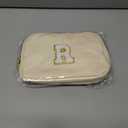 Personalized Anniversary Wife Birthday Gifts from Husband,Mothers Day Gifts for Women,Waist Packs Initial White R,Cream Bag