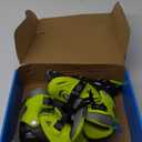 2PM SPORTS Inline Skates with Light Up Wheels, Roller Skates Blades for Boys Girls Kids Ages 5-8 8-12 4-6 6-12, Size Adjustable Beginner Blades Roller Skates for Youth Women Beginner Friendly (Small - Little Kid, Yellow)