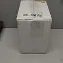 bUCLA 100PCS White Plastic Plates-10.25inch Disposable Dinner Plates-Premium Party&Wedding Plates