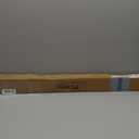 TONIAL 1 Inch Double Curtain Rods 72 to 144 Inch (6 to 12 ft), Heavy Duty Decorative Drapery Rod for Windows 69 to 140 Inch (5.75 to 11.7 ft) with Small Cap Finial, Black