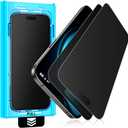 Mothca 2 Pack Matte Privacy Screen Protector for iPhone Air 6.5-inch [Auto Fit Box Dust-Free] Anti Spy Anti-Glare Anti-Fingerprint Full Coverage Tempered Glass, Smooth as Silk, Case Friendly